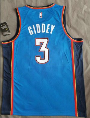 NBA 3 Giddey OKC Thunder 20-21 Maillot bleu